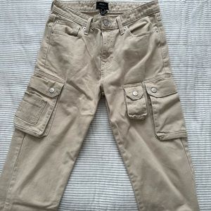 Forever21 Tan Cargo Pants